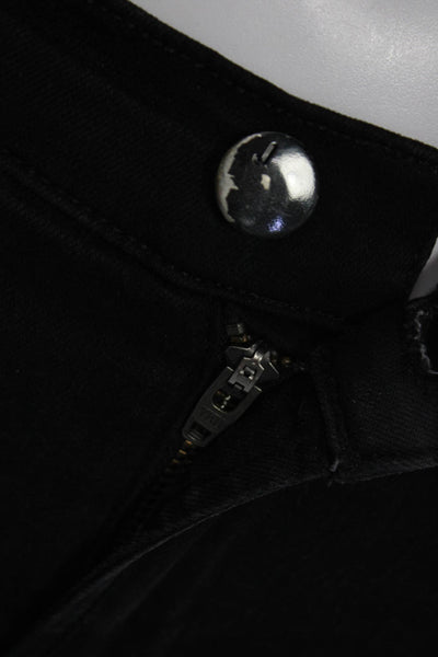 J Brand Women Skinny Ankle Jeans Black Mid Rise Size 27