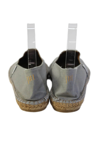 Viscata Womens Straw Lined Closed Toe Slip On Casual Shoes Gray Size EUR 39