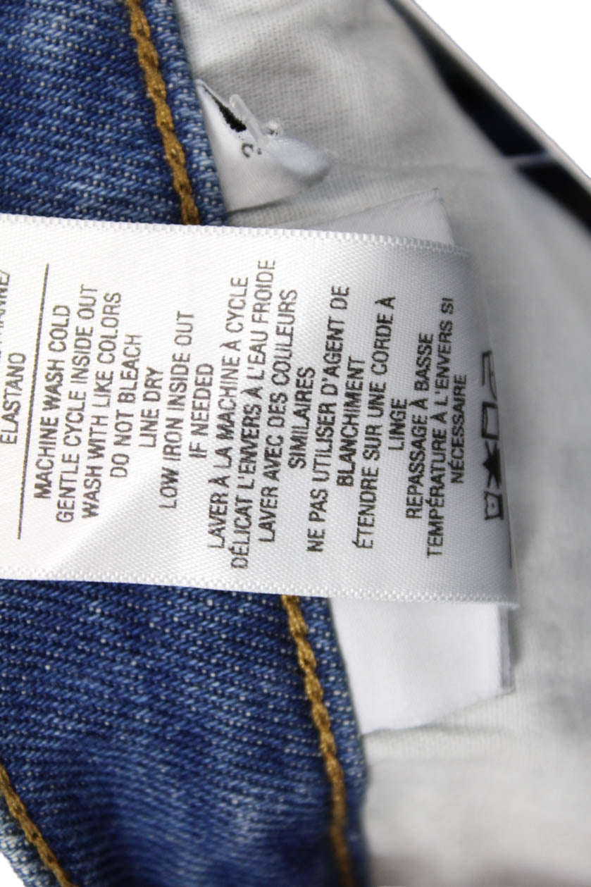 Joes Women Gray Button Front Stretch Cotton Pants Size 31
