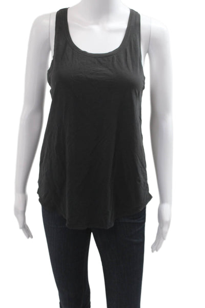 Lululemon Womens Black Viscose Sleeveless Round Neck Tank Top Size 4