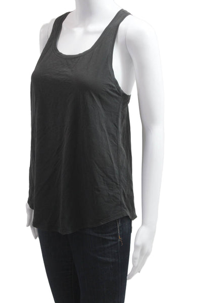 Lululemon Womens Black Viscose Sleeveless Round Neck Tank Top Size 4