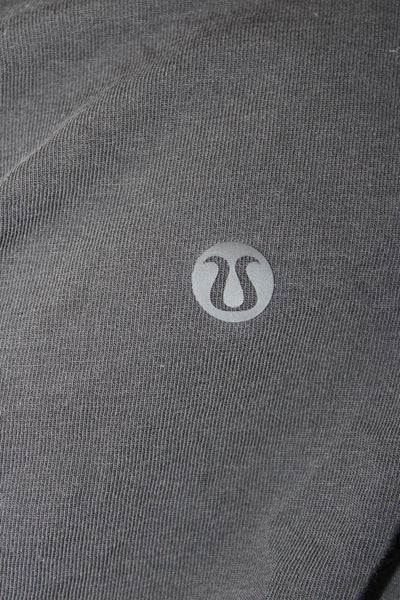 Lululemon Womens Black Viscose Sleeveless Round Neck Tank Top Size 4
