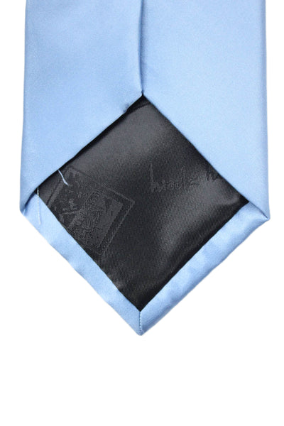 Nicole Miller Mens Silk Wide Width Classic Necktie Blue