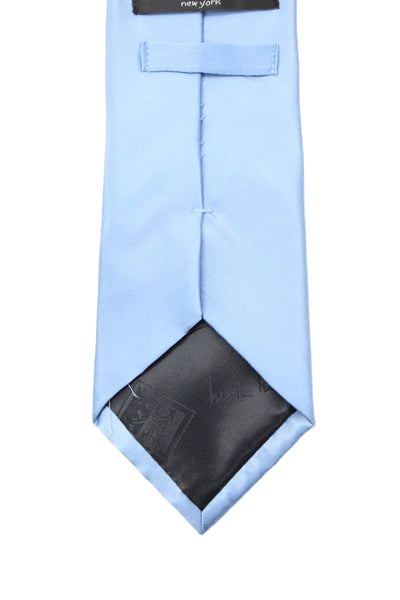 Nicole Miller Mens Silk Wide Width Classic Necktie Blue