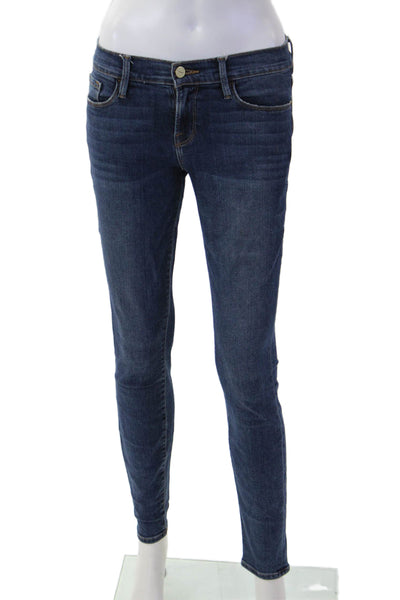 Frame Denim Women Skinny Ankle Dark Blue Jeans Size 25