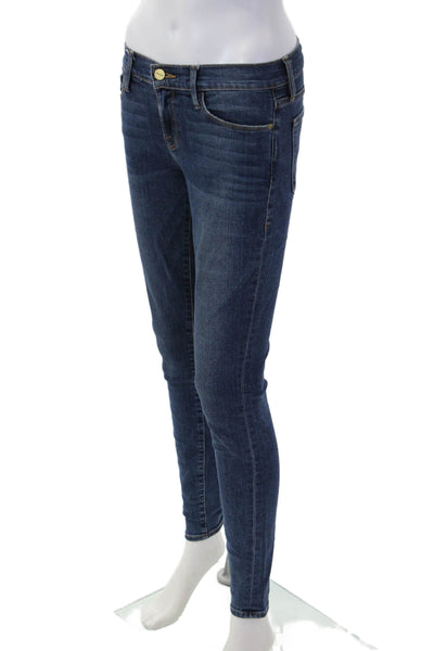 Frame Denim Women Skinny Ankle Dark Blue Jeans Size 25
