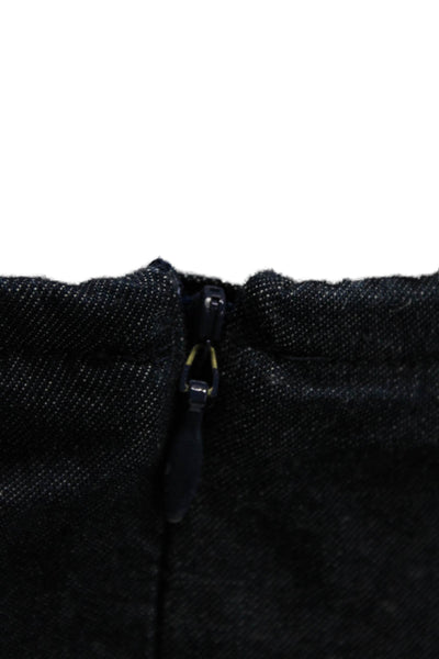 Eileen Fisher Women Cropped Dark Blue Pants Cotton Nylon Lycra Size 2X