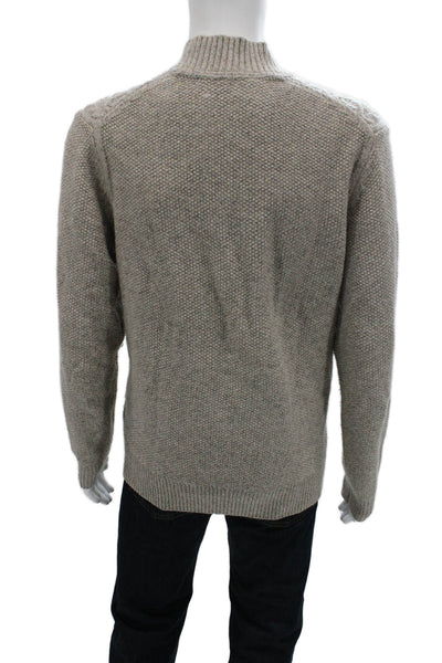 Joseph Abboud Mens Gray V-Neck Pullover Wool Nylon Classic Sweater Size XL