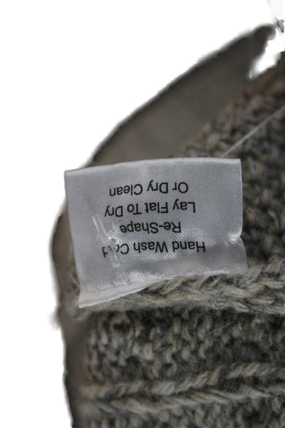 Joseph Abboud Mens Gray V-Neck Pullover Wool Nylon Classic Sweater Size XL