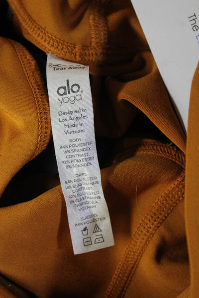 Alo Women Brown Ankle Leggings Size 2XS