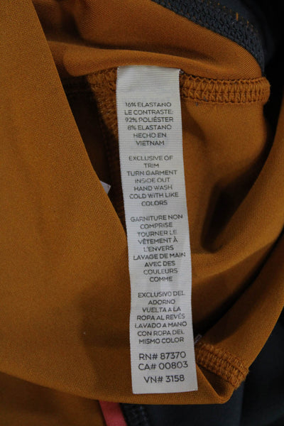 Alo Women Brown Ankle Leggings Size 2XS