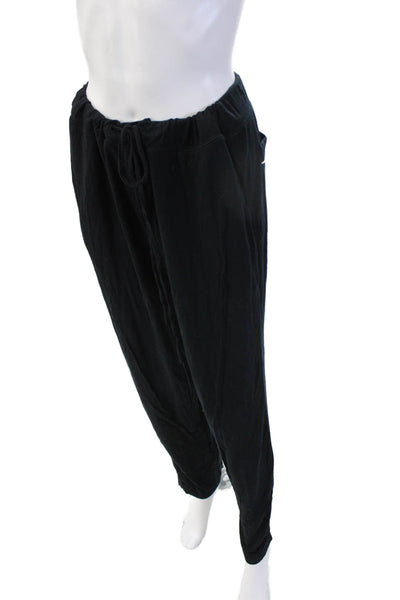 Eberjey Women Jogger Sweatpants Black Modal Drawstring Size M