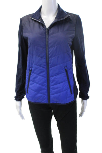 RLX Ralph Lauren Women Quilted Windbreaker Jacket Blue Size S