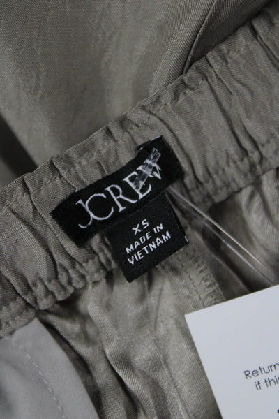 J Crew Women Dress Pants Gray 30in 100% Acetate Size XS