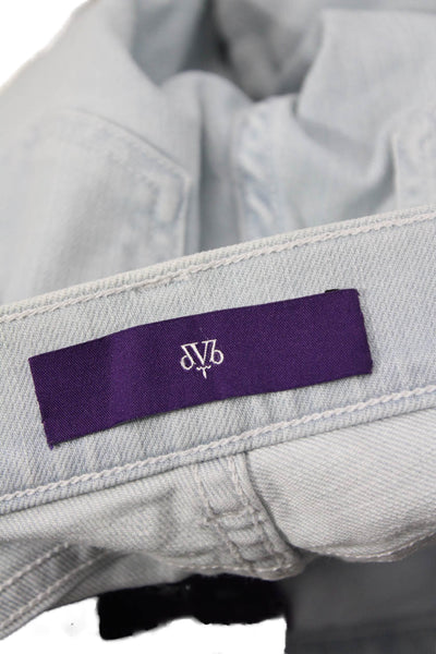 Victoria Beckham Jeans Womens Ankle Cropped Skinny Gray Size 26