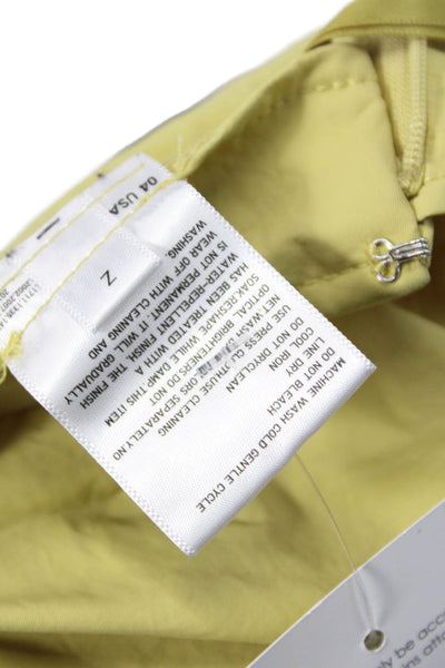 J.W.ANDERSON Womens Wrap Skirt Yellow 100% Nylon Knee Length Size 2