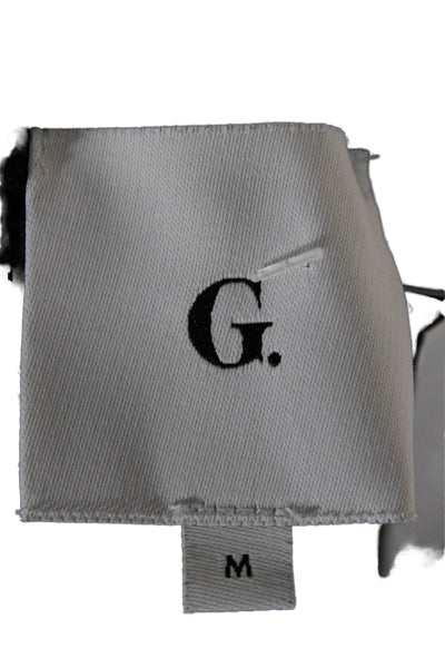 G. Unisex Sweat Shorts Black Drawstring Cotton Viscose 24in Inseam Size M