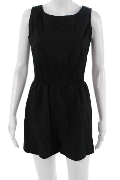Kate Spade Saturday Womens Sleeveless Black Romper Size S