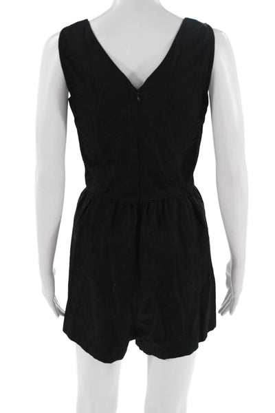 Kate Spade Saturday Womens Sleeveless Black Romper Size S