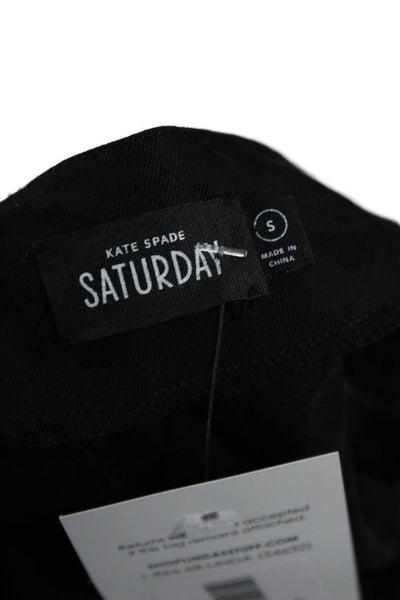 Kate Spade Saturday Womens Sleeveless Black Romper Size S