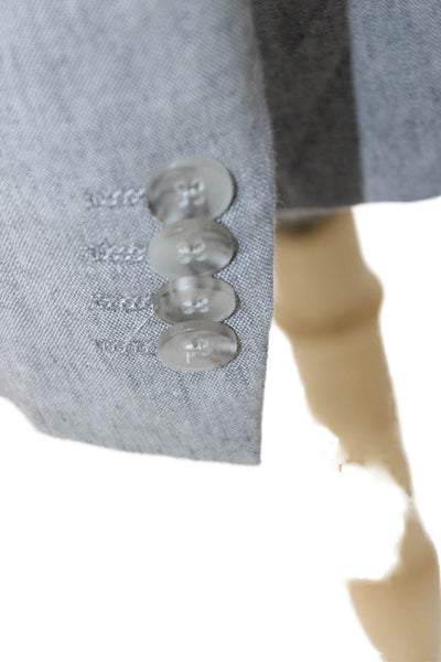 Frank & Oak Mens Gray Linen Blend Blazer Size 44