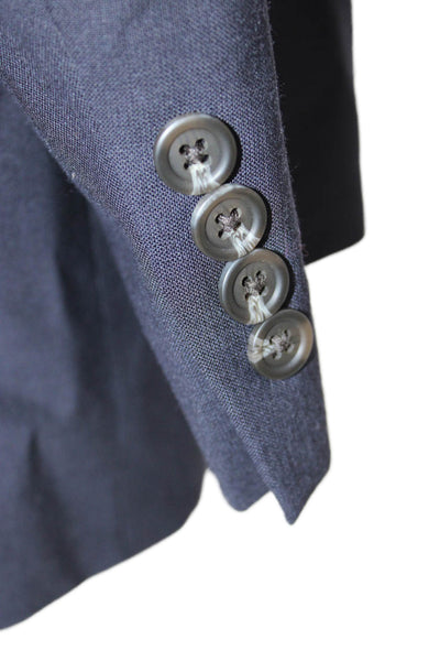 Lauren Ralph Lauren Mens Dark Blue Blazer Button 97% Wool Size 40