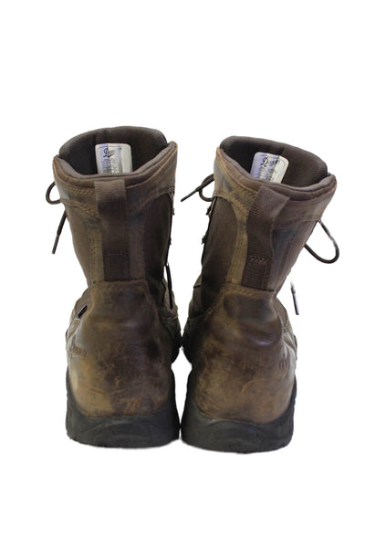 Danner Mens Leather Lace-Up Hiking Ankle Boots Brown Size 13