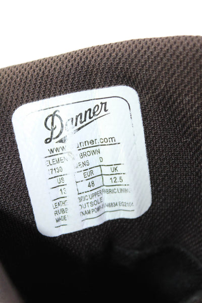 Danner Mens Leather Lace-Up Hiking Ankle Boots Brown Size 13