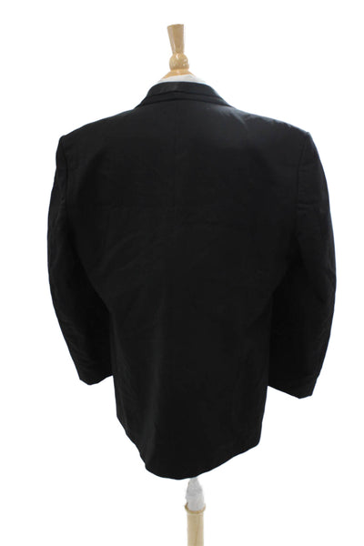 Oscar de la Renta Men's Tuxedo Jacket Black Button Size 44