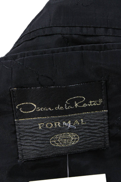 Oscar de la Renta Men's Tuxedo Jacket Black Button Size 44