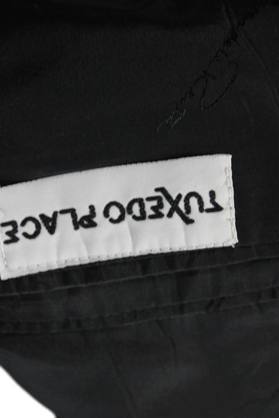 Oscar de la Renta Men's Tuxedo Jacket Black Button Size 44