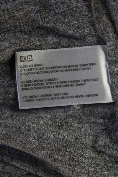 AG Womens Basic Gray Crew Neck Tank Top Cotton Viscose Sleeveless Size M