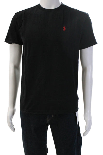 Polo Ralph Lauren Mens Black Cotton Crew Neck Short Sleeve T-Shirt Size S