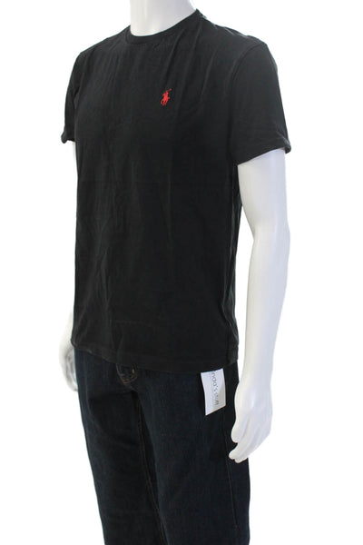 Polo Ralph Lauren Mens Black Cotton Crew Neck Short Sleeve T-Shirt Size S