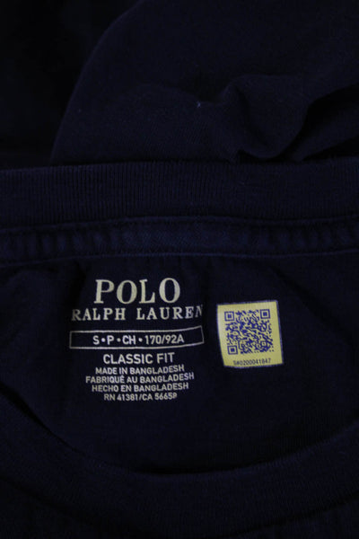 Polo Ralph Lauren Mens Black Cotton Crew Neck Short Sleeve T-Shirt Size S