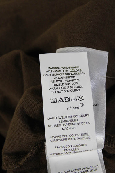 Polo Ralph Lauren Mens Brown Cotton Crew Neck Short Sleeve T-Shirt Size S