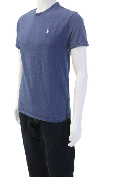 Polo Ralph Lauren Mens Blue Cotton Crewneck Short Sleeve T-Shirt Size S
