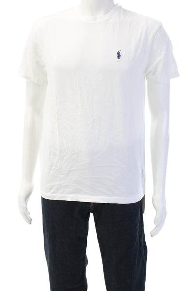 Polo Ralph Lauren Mens White Cotton Crew Neck Short Sleeve T-Shirt Size S
