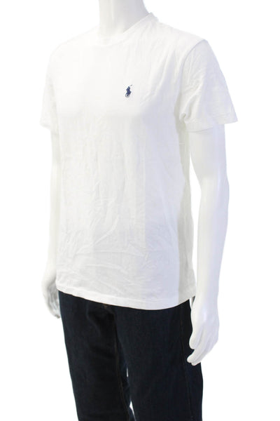 Polo Ralph Lauren Mens White Cotton Crew Neck Short Sleeve T-Shirt Size S