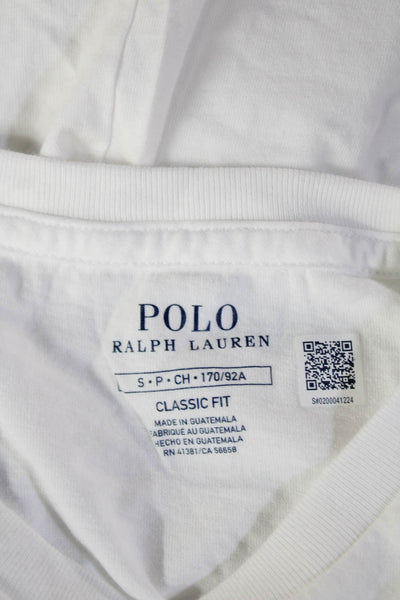 Polo Ralph Lauren Mens White Cotton Crew Neck Short Sleeve T-Shirt Size S