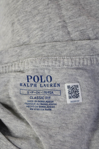 Polo Ralph Lauren Mens Gray Classic Cotton Crew Neck T-Shirt Size S