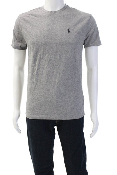 Polo Ralph Lauren Mens Gray Cotton Crew Neck Short Sleeve T-Shirt Size S