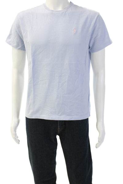 Polo Ralph Lauren Mens Light Blue Cotton Short Sleeve T-Shirt Crew Neck Size S