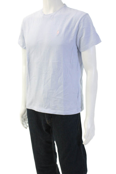 Polo Ralph Lauren Mens Light Blue Cotton Short Sleeve T-Shirt Crew Neck Size S