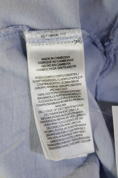 Polo Ralph Lauren Mens Light Blue Cotton Short Sleeve T-Shirt Crew Neck Size S