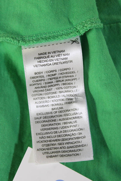 Polo Ralph Lauren Mens Solid Cotton Crewneck T-Shirt Green Short Sleeve Size S
