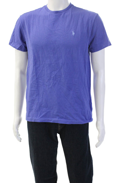 Polo Ralph Lauren Mens Blue Cotton Crew Neck Short Sleeve T-Shirt Size S