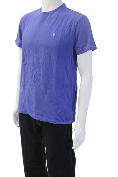 Polo Ralph Lauren Mens Blue Cotton Crew Neck Short Sleeve T-Shirt Size S
