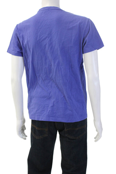 Polo Ralph Lauren Mens Blue Cotton Crew Neck Short Sleeve T-Shirt Size S