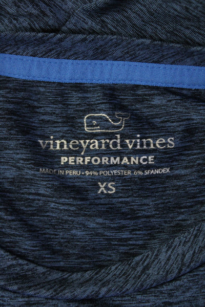 Vineyard Vines Mens Blue Long Sleeve Graphic T Shirt 100% Cotton Size XS